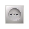 Ecoplast Розетка без заземляющих контактов, со шторками, LK60 863303