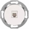 Ecoplast Накладка для розетки телефонной, компьютерной RJ (белый) Vintage, 885504-0