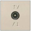 Ecoplast Розетка TV оконечная (бежевый) LK45, 852101-1