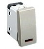 Ecoplast Переключатель с двух мест, с индикатором 45х22,5 мм (схема 6L) 16 A, 250 B, LK45 850403