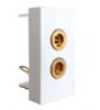 Ecoplast Аудио розетка HI-FI на 1 модуль 45х22,5, LK45 857504