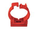 Ecoplast Держатель с защелкой для труб D25мм, АБС 49625-50