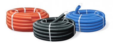 Фотография товара 'Ecoplast Труба ПНД гофрированная легкая,20 мм 20020'