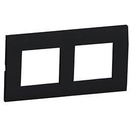 Фотография товара 'Ecoplast Рамка 2-постовая (черный бархат) LK45, 854208-1'