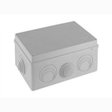 Фотография товара 'Ecoplast JBS210 Коробка огн. E110, о/п 210х150х100мм, без галогена,8 вых., IP55, 24P, (0,15-2,5 мм2), 43636HF-GR'