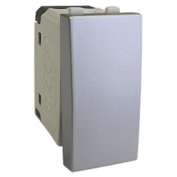 Фотография товара 'Ecoplast Переключатель с двух мест 45х22,5мм (схема 6) 16 A, 250 B (серебристый металлик) LK45, 850203-1'