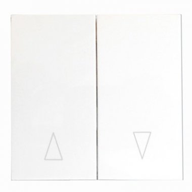 Фотография товара 'Ecoplast Клавиша выключателя 2-клавишная для жалюзи, LK60 861404K'