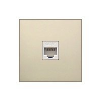 Фотография товара 'Ecoplast Накладка с суппортом розетки компьютерной и телефонной на 1 вход БЕЗ разъема LK60 866101-0'