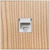 Фотография товара 'Ecoplast Розетка компьютерная RJ-45 кат. 5е с накладкой (сосна) LK60, 866125'