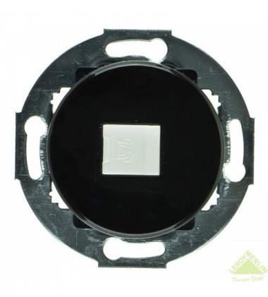 Фотография товара 'Ecoplast Розетка телефонная RJ-12 с накладкой Vintage 885508-1'