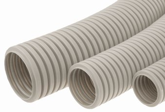 Фотография товара 'Экопласт Труба ПВХ гофрирированная тяжелая, с зондом, 50 мм 11150'