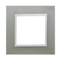 Фотография товара 'Ecoplast Рамка 1-постовая из натурального анодированного алюминия LK45 854123'