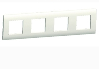 Фотография товара 'Ecoplast Рамка 4-постовая из натурального анодированного алюминия LK45 854423'