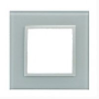 Фотография товара 'Ecoplast Рамка 1-постовая из натурального светлого стекла LK45 854111'