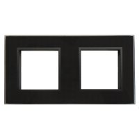 Фотография товара 'Ecoplast Рамка 2-постовая из натурального темного стекла LK45 854210'