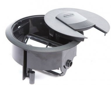 Фотография товара 'Экопласт LUK/2 Люк в пол на 2 модуля (45х45 мм) с суппортом, пластик 70022'