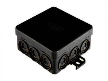 Фотография товара 'Ecoplast JBL085 Коробка распределительная без сальников о/п, 85х85х38мм 12вых., IP55, 44054BL-1'