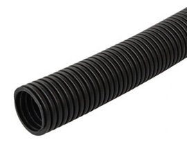 Фотография товара 'Экопласт Труба ПНД гофрированная тяжелая, с зондом, 25 мм 21125'