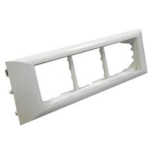 Фотография товара 'Ecoplast PMA-45/6 Суппорт для 3 розеток 45х45 или 6 модулей 22.5х45 ARC-LAN 573916'