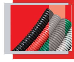 Фотография товара 'Ecoplast Труба ПП HF гофрированная тяжелая, с зондом, без галогена, 20 мм 61120HF-GR'