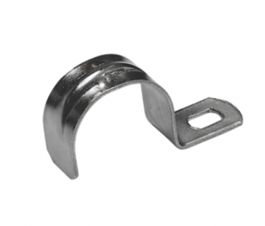 Фотография товара 'Ecoplast Скоба оцинкованная с одним отверстием, для трубы 50 мм 43750-50'