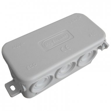 Фотография товара 'Ecoplast JBS070 Коробка распределительная о/п 70х70х40, без галогена, 6 выходов, IP44 44056HF'