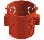 Фотография товара 'Ecoplast GE41024 Коробка распаячная для полых стен 85х40мм, металлическая, лапки 44954'