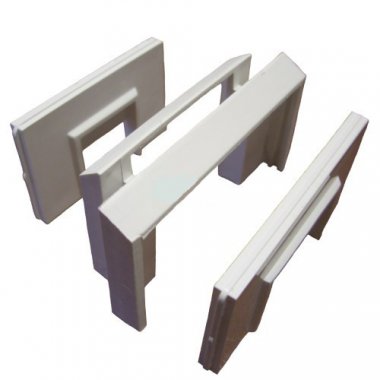 Фотография товара 'Экопласт ASMP20 Переходник для коробки SMP,SM,SD к коробу 75/3 х 20, 72926'