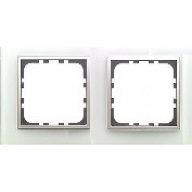 Фотография товара 'Ecoplast Рамка 2-постовая из натурального светлого стекла LK80 864211'