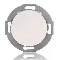 Фотография товара 'Ecoplast Выключатель двухклавишный (схема 5) 10 A, 250 B Vintage 881104-1'