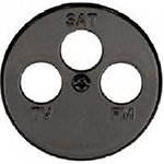 Фотография товара 'Ecoplast Накладка для розетки TV+FM+SAT, 3 отверстия , LK Vintage 885408-1'