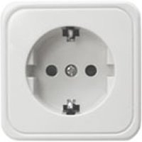 Фотография товара 'Ecoplast Розетка открытой установки с заземляющими контактами и защитными шторками 813204'