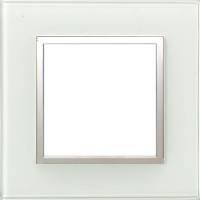 Фотография товара 'Ecoplast Рамка 1-постовая из натурального светлого стекла LK45, 854111-1'