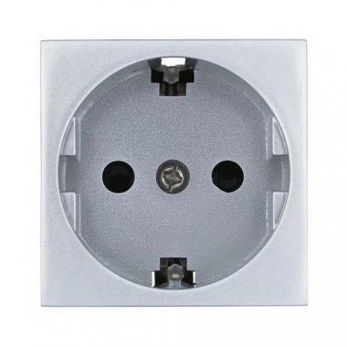 Фотография товара 'Ecoplast Розетка с заземляющим контактом, без шторок 851303'