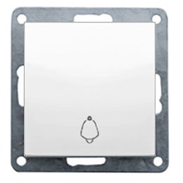 Фотография товара 'Ecoplast Выключатель-кнопка 1-кл. (схема 1Т) 10 A, 250 B 840504-1'