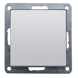 Фотография товара 'Ecoplast Переключатель 1-клавишный, перекрестный (схема 7) 16 A, 250 B 840603-1'