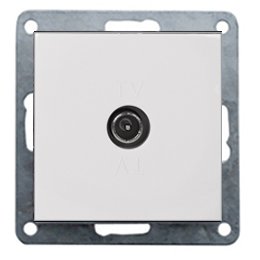 Фотография товара 'Ecoplast Накладка розетки TV (белый) LK80 845104-1'