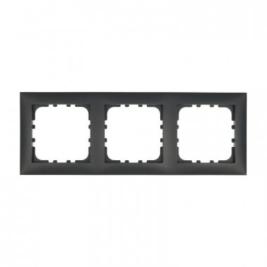 Фотография товара 'Ecoplast Рамка 3-постовая (черный бархат) LK80 844308-1'