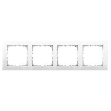 Фотография товара 'Ecoplast Рамка 4-постовая (белый) LK80 844404-1'