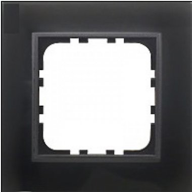 Фотография товара 'Ecoplast Рамка 1-постовая из натурального темного стекла LK80 864110-1'