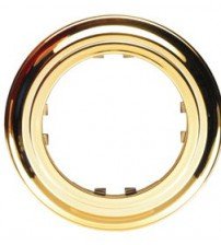 Фотография товара 'Ecoplast Рамка 1-постовая круглая (золото) Vintage-Classic 889116-1'