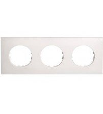 Фотография товара 'Ecoplast Рамка 3-постовая квадрат (белый) Vintage-Quadro 884304-1'