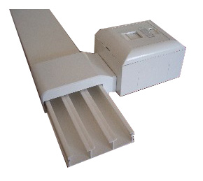 Фотография товара 'Ecoplast MEX75/3/20 Миниканал 75/3х20мм c двумя перегородками 77016-2'