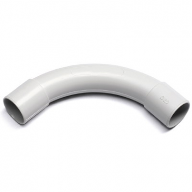 Фотография товара 'Ecoplast Поворот 90гр., для аспирационной системы D25мм, АБС 49125-10GR'