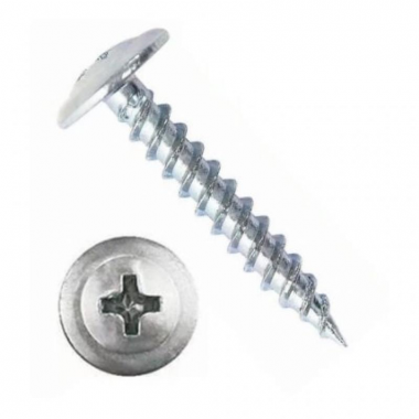 Фотография товара 'Ecoplast Саморез стальной оцинкованный, прессшайба 4,2х41мм 47402-1000'