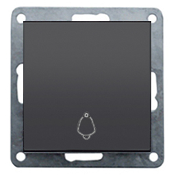 Фотография товара 'Ecoplast Выключатель-кнопка 1-клавишный (схема 1Т) 10 A, 250 B 860508-1'