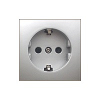 Фотография товара 'Ecoplast Розетка с заземляющим контактом, со шторками 863203-1'