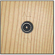 Фотография товара 'Ecoplast Накладка розетки TV LK60 865125-1'