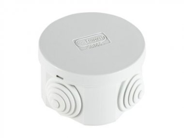 Фотография товара 'Ecoplast JBR065 Коробка распределительная о/п, D=65х35мм 4 вых., IP44, 44004W-1'