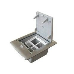 Фотография товара 'Ecoplast LUK/2+2ST66 Люк встраиваемый на 2 поста (45х45)+2 модуля (45х22,5) без коробки, IP66, сталь 70025'